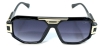 WOW! New CAZAL 675 001 60 - Black-Gold Non-Prescription Sunglasses | Retails for Over $600!! - 3