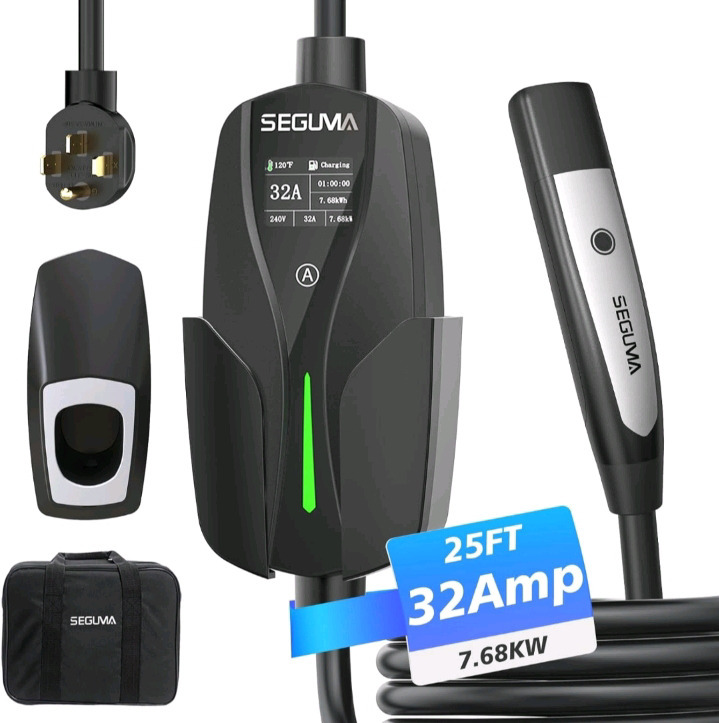 New | SEGUMA Level 2 EV Charger for Tesla | Model EV-ACS3202T * Retails For 269.99 *