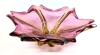 Stunning Pink & Yellow Art Glass Bowl | 12.25" Diameter x 4" Tall - 2