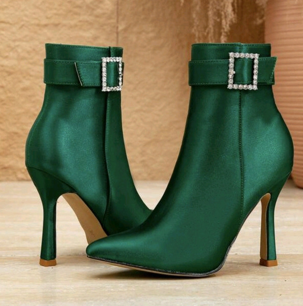 New Women's sz 41 (US 10 ) High Heel Ankle Boots