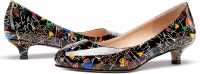 New Size 8.5 WAYDERNS Round Toe Slip On Low Kitten Heel Pumps - Heel 1.5"