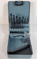 New - 19pc. Drill Bit Set w/Metal Case .