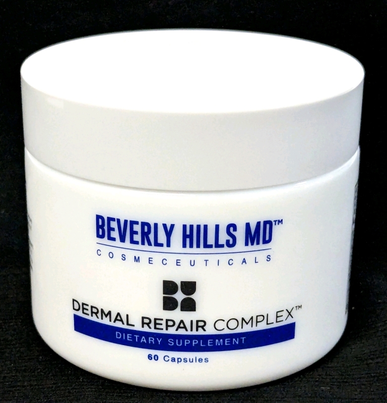 New BEVERLY HILLS MD Dermal Repair Complex Dietary Supplement &bull; 60 Capsules | Retails for Over $65!