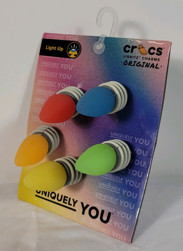 New - CROCS Light-Up Jibbitz Charms Original.