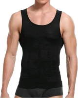 New Size XXL | SHAPER LUV Men's Shaping Tummy Tuck, Back Support Compression Shirt |