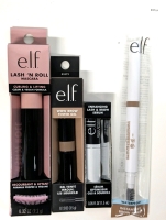 New E.L.F. | Lash 'N Roll Mascara (9.2g Black), Wow Brow Tinted Gel (3.5g Taupe), Enhancing Lash & Brow Serum (1.5ml Clear) & Instant Lift Brow Pencil (Taupe)