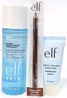 New E.L.F. | Holy Hydration E.L.F. Off Makeup Remover (130ml), Gentle Peeling Exfoliant (28ml) & Cream Glide Lip Liner (Mauve Aside)