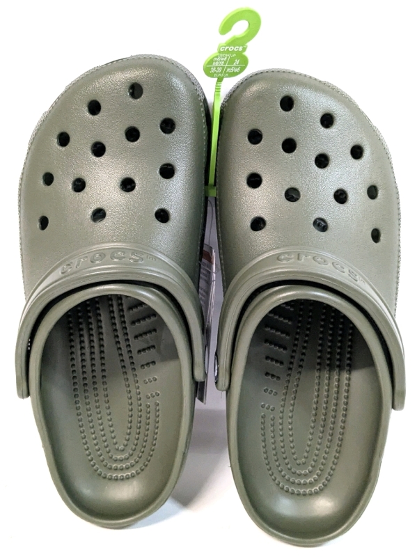 New M6/W8 | CROCS Classic Clogs in Army Green