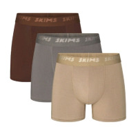 New Size: XL | Mens 3" Boxer Brief 3-Pack | Colour: Cocoa Gunmetal Desert * Retails $86 *