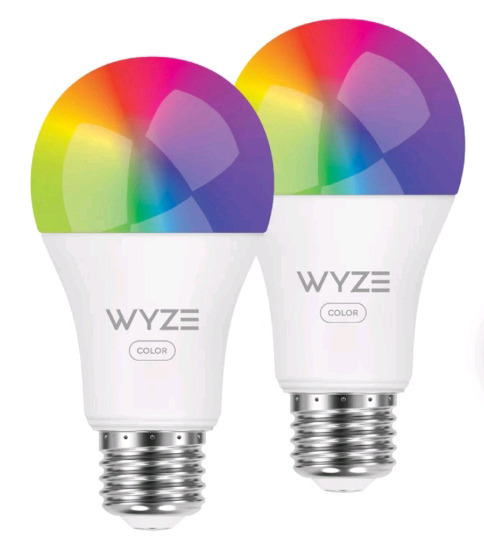 2 Pack New | Wyze Bulb Color W/ 16 Million Colours
