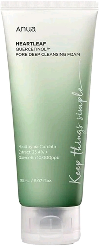 NEW ANUA Heartleaf Quercetinol Pore Deep Cleansing Foam &bull; 100ml | EXP 2026/08/18