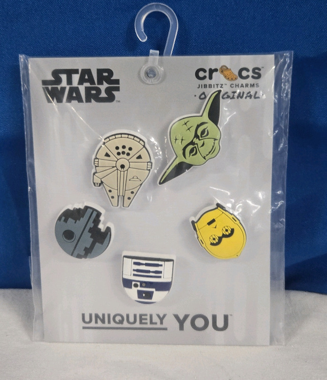 5 New | Disney Starwars Croc Charms Original Jibbitz