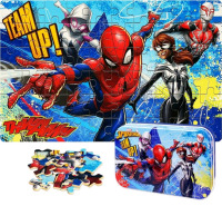 New | 60Pcs Marvel Spiderman Team Up Puzzle