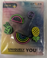 5 New Crocs Groovy Light Up Authentic Jibbitz Charms.