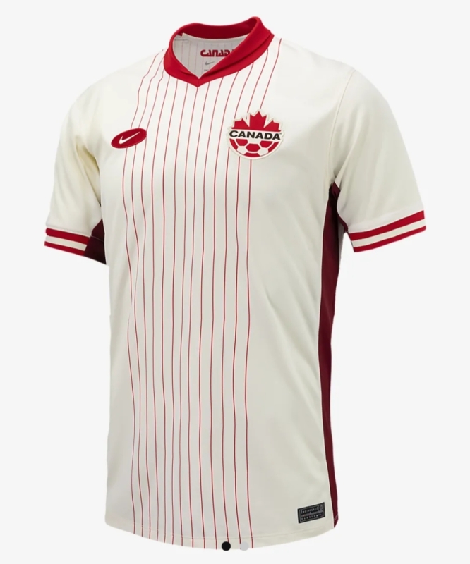 New Ladies Size Medium NIKE 2024 Canada Copa America Away Soccer Jersey . Dri-Fit Retails for Over $100
