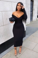 New Womens sz Large Kallan Knit Dress - Fashion Nova