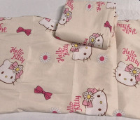 New Hello Kitty sz Twin Duvet Cover & 2 Pillowcases
