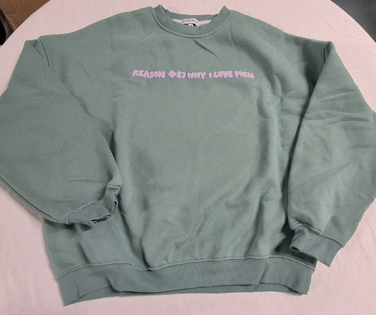 New Size Medium Strawberry Milk Mob Sweatshirt "Reason #87 Why I Love Men"