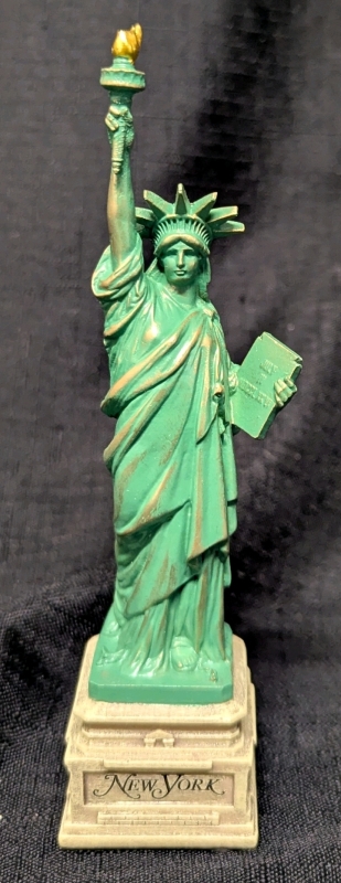 New: Small Statue of Liberty Figure - New York City Souvenir - 6.25" Tall