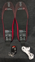 New: Remote Control Heated Insoles - Sizeable Between 4 and 6.5 - 2000Mah Battery