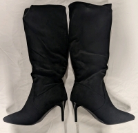 New: Women's Size CN 42 High Heeled Boots - Approx US Women 10 - Heel to Toe 27cm