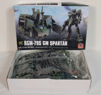 New - HG RGM-79S GM Spartan Model Kit , 1/144 Scale . Open Box , Sealed Bag