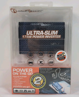 New - Power Bright Vehicle Ultra Slim 175W Power Inverter .