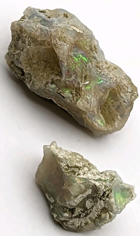 2 Raw Natural OPAL Stones