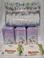 New Kid's Huggies Pull Ups & Wipes -Pull Ups 3 Packs sz 3-4T & 1 Pack sz 4-5T