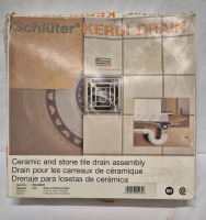 New Schluter-Kerdi-Drain Ceramic & Stone Tile Drain Assembly - Item No. KD2/ABS/E