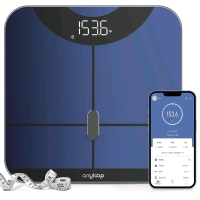 New AnyLoop Smart Scale Plus with App Support, Fitness Tracker, Whole Body Analysis, Tempered ITO Coated Glass + | Model FI300WB | Retails for Over $55!