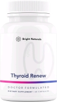 New Bright Naturals THYROID Renew Supplement - Zinc, Selenium, Copper + Thyroid Superfoods | 60 Capsules | EXP 07/2026 | Retails $70