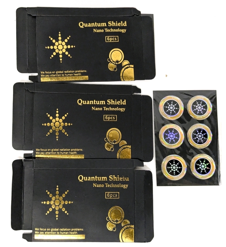 3 New Packs | QUANTUM SHIELD: 6-Packs of Cell Phone Anti-Radiation Stickers | 18 Blockers Total, 1" Diameter each