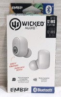 New Wicked Audio Embr Bluetooth Wireless Earbuds