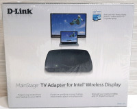 New D-Link MainStage TV Adapter for Intel Wireless Display