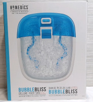 New Homedics BubbleBliss Deluxe Foot Spa Bubble Massage