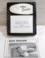 New Salton Bag Sealer, with Hexagon Adaptor and Instruction Manual