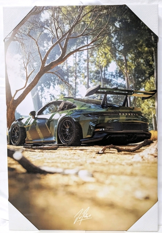 New Large Supercar Stretched Canvas Picture | 15.75" x 23.5"