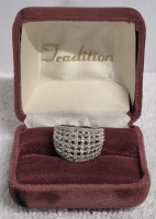Stunning Sterling Silver 925 Ring with Stones Ring size 7