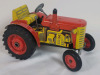 KOVAP Zetor Tractor & Trailer Multi-Gear Box Wind-Up Toy , Made in Czech Rep . Missing Key - 3