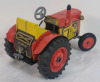 KOVAP Zetor Tractor & Trailer Multi-Gear Box Wind-Up Toy , Made in Czech Rep . Missing Key - 4