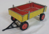 KOVAP Zetor Tractor & Trailer Multi-Gear Box Wind-Up Toy , Made in Czech Rep . Missing Key - 5