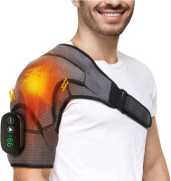 New | Threaputic Cordless Shoulder Virbrating Heating Massage Pad | * Retails $76.14 *