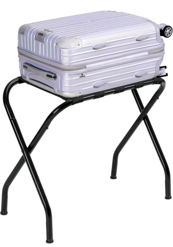 New | Heybly Steel Luggage Rack/ Folding Suitcase Stand | Model#HLR002 * Retails $50+ *