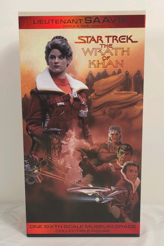 New - EXO⁶ Star Trek The Wrath of Khan " Lieutenant Saavik " Regula One Version 1:6 Scale Museum Grade Collectible Figure . Retail $270