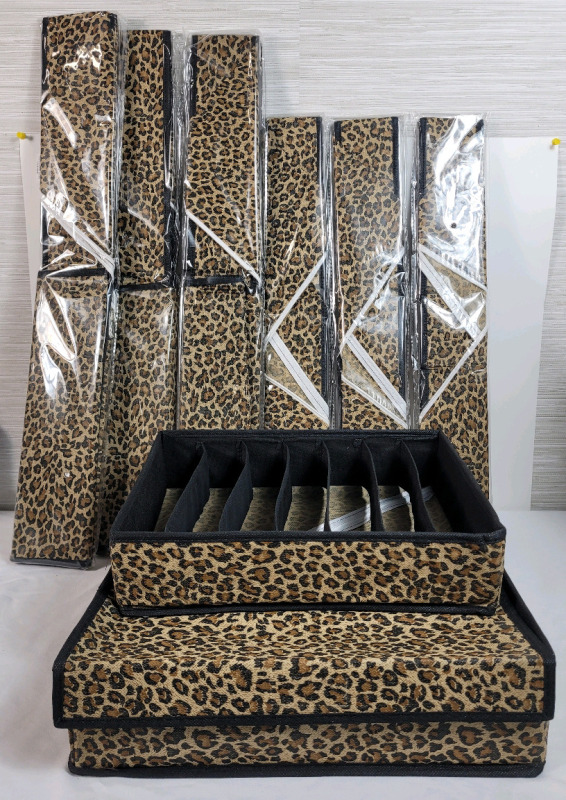 New - Eight Storage Organizers . Four (4) 13"&times;14"&times;4" & Four (4) 13"&times;9"&times;3"