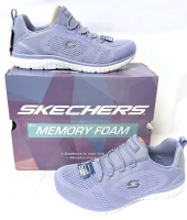 New Ladies Size 8.5 Wide | SKETCHERS Memory Foam Virtue Pure Radiance : Periwinkle Running Shoes (Machine Washable) | Retails for Over $75!