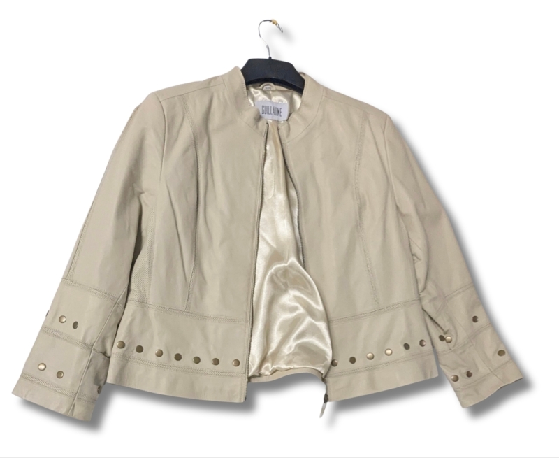 New Ladies 2XL &bull; GUILLAUME Leather Jacket