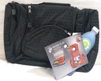 New Heys Black Toiletry Bag