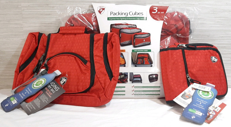 New 3 Piece Heys Packing Cube Set, Small Size, Medium Size and Large Size